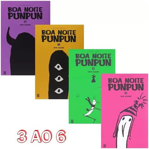 Boa Noite Punpun 3 Ao 6 Mangá Jbc Novo E Lacrado Frete grátis