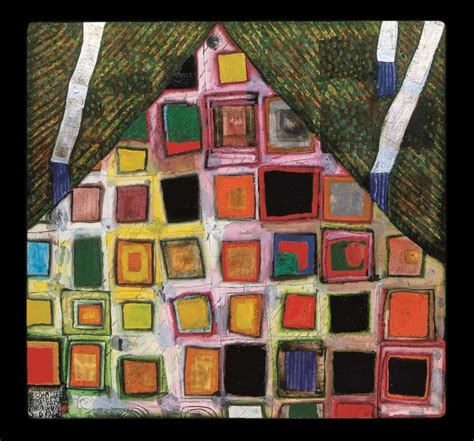 Friedensreich Hundertwasser 1982 Windows Under Roof Mixed Media