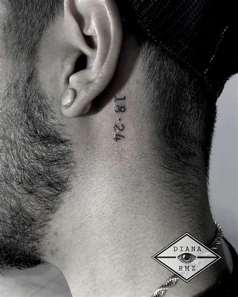 60 Inspirações de tatuagem masculina para o pescoço Neck tattoo for