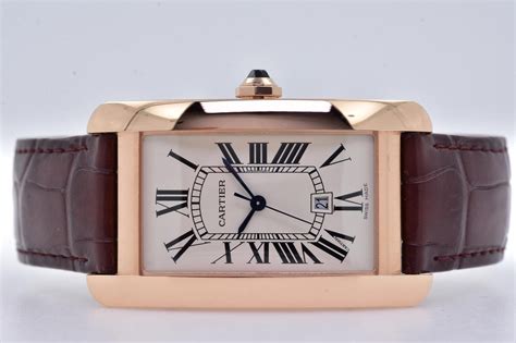 Cartier Tank Américaine 18k Rose Gold WGTA0047 Large for $15,419 for ...