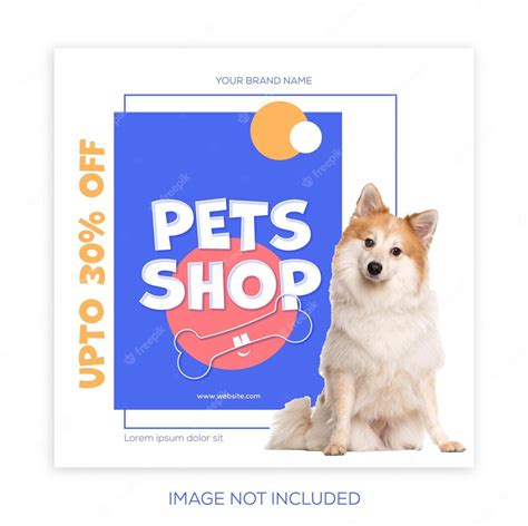 Premium Vector Pet Shop Social Media Template