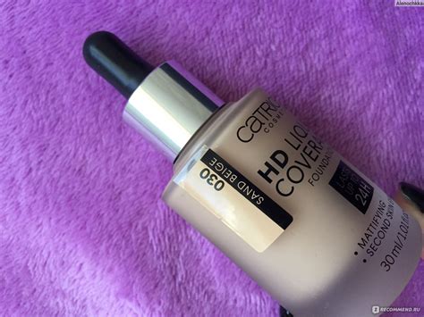 Тональная основа Catrice HD Liquid Coverage Foundation - «Супер! Эффект ...