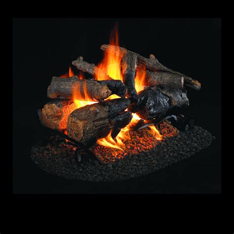 Peterson Real Fyre Charred American Oak See Thru Log Set