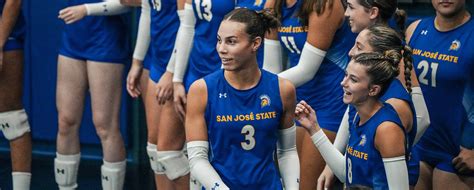 Fleming Leads Spartans In Sweep Of Titans Sjsu Athletics Official Athletics Website San