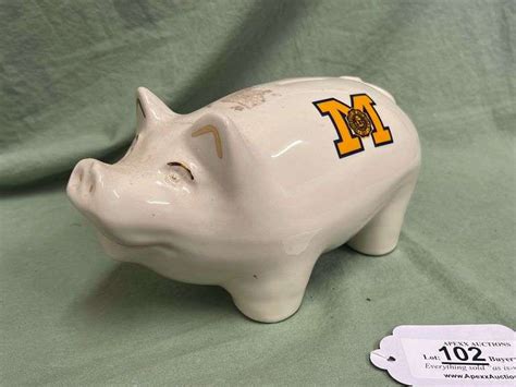 Michigan Piggy Bank Apexx Auctions