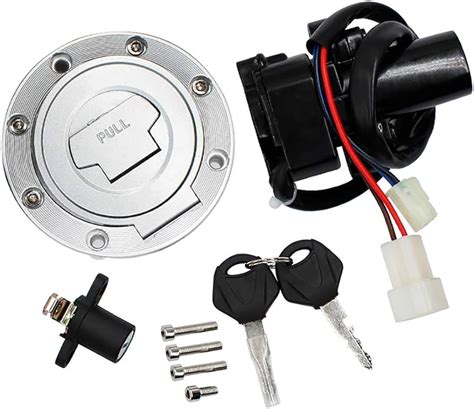 Df Racing Motorcycle Ignition Switch Lock Fuel Tank Gas Cap Keys Seat