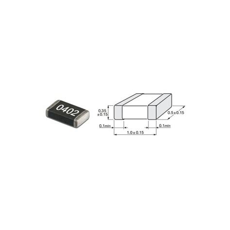 100шт. резистор SMD 0402 100кОм (килоОм), 5%, Viking - купить с ...