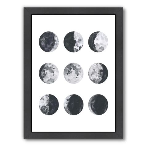 Watercolor Moon Phases at PaintingValley.com | Explore collection of ...