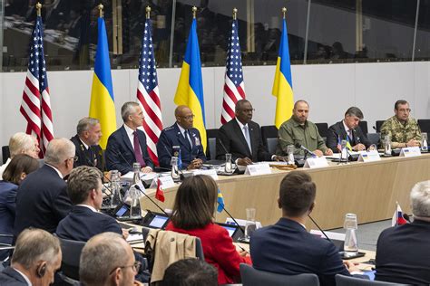 Austin Underscores Commitment To Ukraine Security At Brussels Meeting