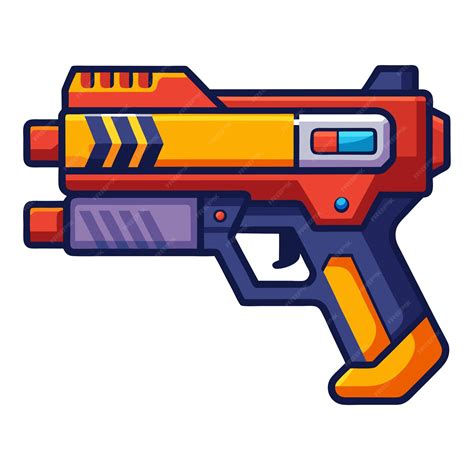 Nerf gun clipart vector art and illustration | Premium AI-generated vector