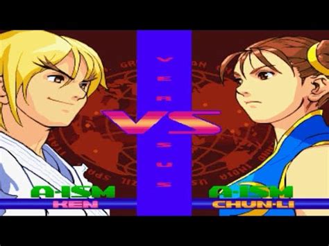 Longplay Street Fighter Alpha 3 Max Arcade Ken Vs Chun Li Final