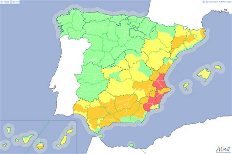 Valencia Y Castellón Confidencial La Aemet Decreta La Alerta Roja En