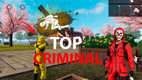 JOGUEI DE TOP CRIMINAL FREE FIRE YouTube