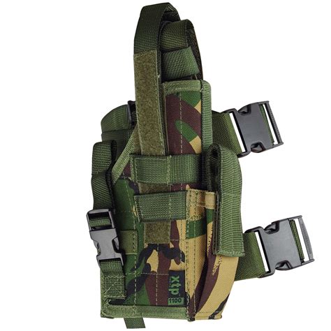 Tactical Army Drop Leg Pistol Holster Combat Modular Molle System Dpm