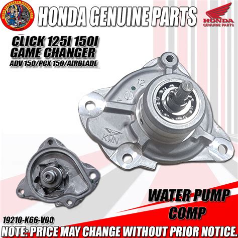 Click I I Gc Adv Pcx Airblade Water Pump Hpi Genuine