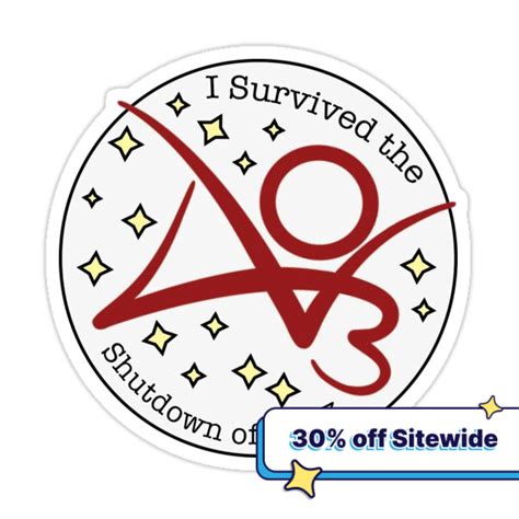 "AO3 Shutdown 2023" Sticker for Sale by broadwaycantdie | Stickers ...