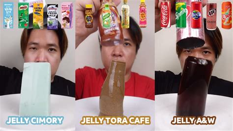 Kompilasi Mukbang Jelly Dari Macam Macam Minuman Asmr Jelly Mukbang