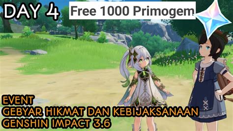 Event Gebyar Hikmat Kebijaksanaan Day Genshin Impact Youtube