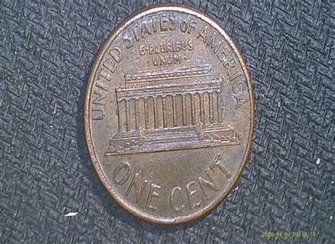 D Lincoln Memorial Penny Split Plating Error Coin Ebay