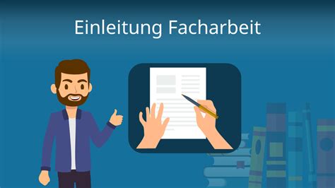 Einleitung Facharbeit • Aufbau Beispiele And Tipps · Mit Video