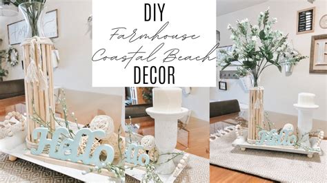 DOLLAR TREE DIY FARMHOUSE COASTAL BEACH DECOR 2020 YouTube