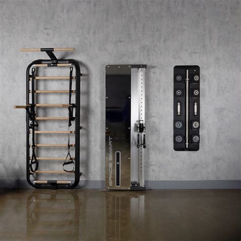 SpaceSmart Wall Mount Functional Trainer - Single Stack | Compact Home