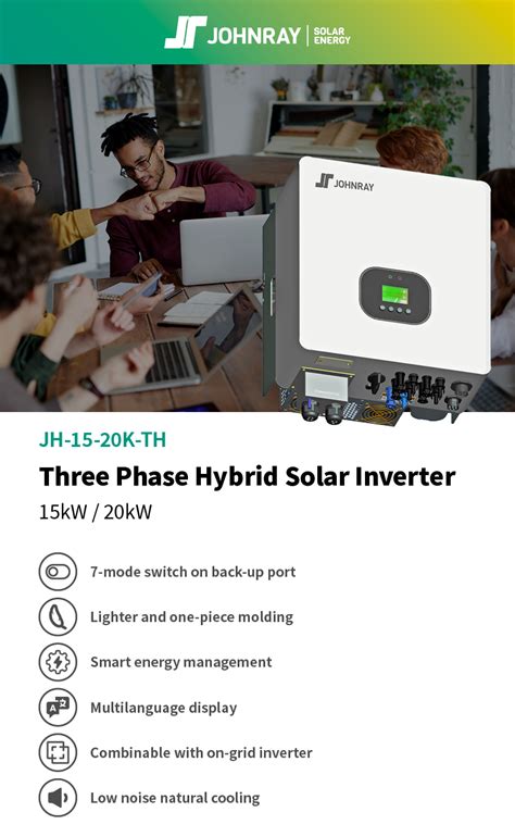 Three Phase Hybrid Solar Inverter Kw Kw Triphase On Grid Off Grid