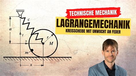 Kreisscheibe Mit Unwucht An Feder Lagrange Schwingung Dynamik