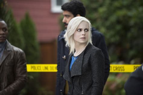 Download Zombie Green Eyes Rose Mciver White Hair Jar Brain Liv Moore Tv Show Izombie Hd Wallpaper