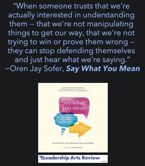 Leadership Arts Review on LinkedIn: #listeningskills #genuine #trust #connections #openness # ...