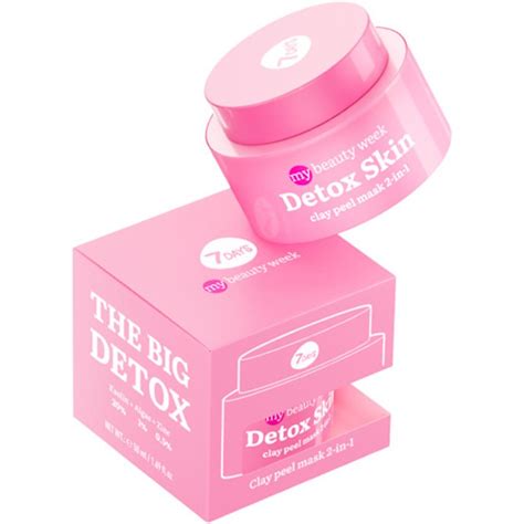 Маска для лица 7 Days Detox Skin очищающая с глиной 2-в-1 50 мл ...