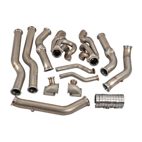 Twin Turbo Header Downpipe Kit For 68 72 Chevelle BBC Big Block 396 402 427