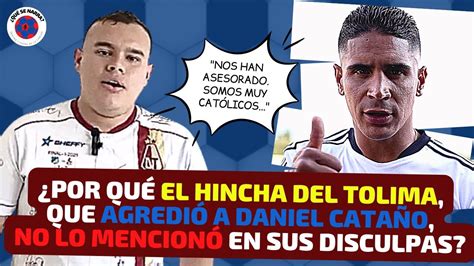 PAPÁ de Alejandro Montenegro HINCHA DEL TOLIMA QUE AGREDIÓ A DANIEL