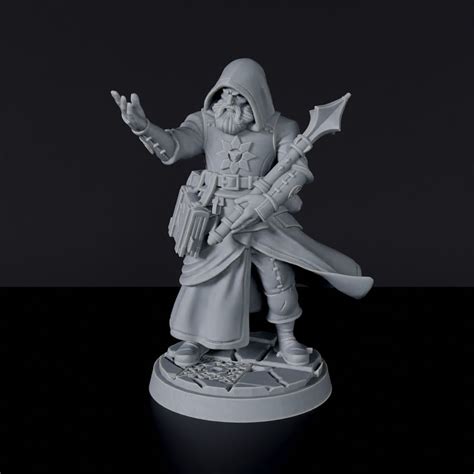 Human Cleric Male Dnd Inspired Fantasy Dnd Tabletop RPG Mini Great ...