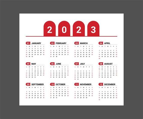 Download Calendar 2023 & 2024 Design Template