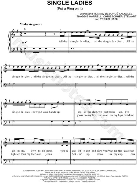 Single Ladies Guitar Chords