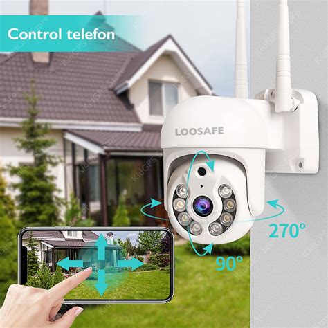 Camera De Supraveghere WIFI Loosafe QW25 Pro De Exterior Sau Interior