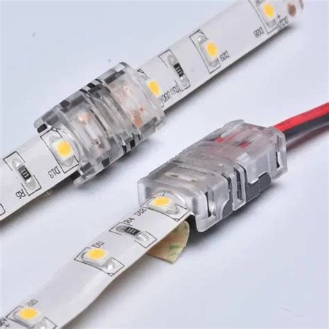 8mm 2 Pin Connectors For 3528 2835 Single Color Led Strip Lights