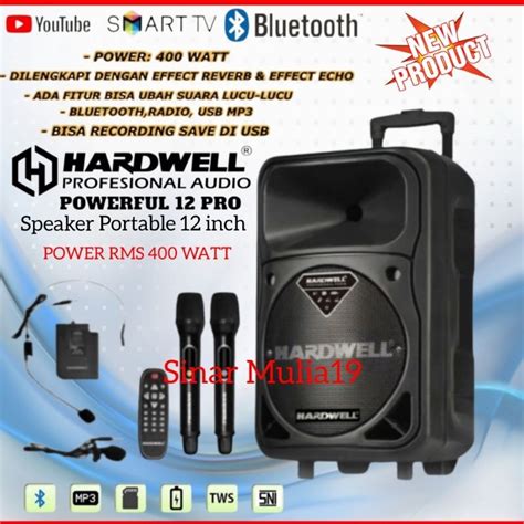 Jual Speaker Portable Meeting Inch Hardwell Powerful Pro Original