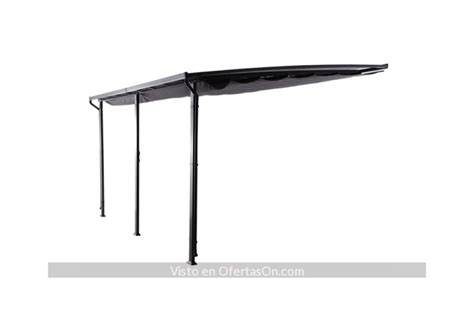 Pérgola de acero NATERIAL Yena gris de 400x350x270 cm por 849€