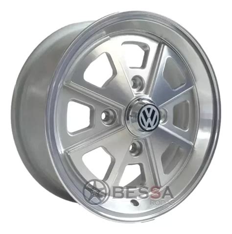 Roda Aro 15 Fusca Vw Porsche 914 Empi 4x130 Jogo Bicos