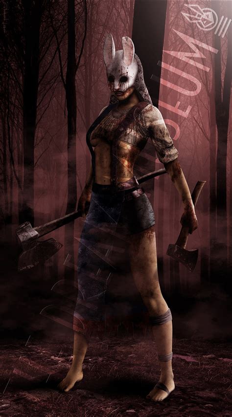 Art Print Metal Canvas The Huntress Anna Dead By Daylight Woman Sexy Killer Rabbit Poster