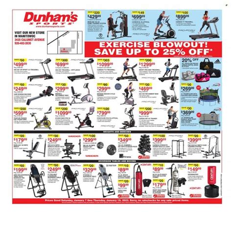 Dunham S Sports WI Weekly Ad Flyer Specials January 7 To January 19 2023