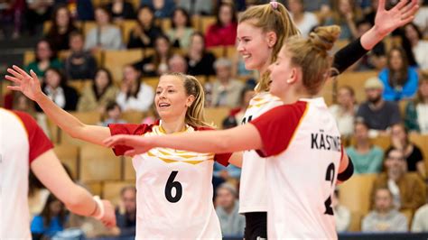 Deutscher Volleyball Verband Halle Frauen Nationalmannschaft Startet