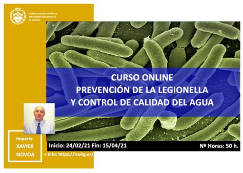 Curso Online Prevenci N De La Legionella Y Control De Calidad De Agua