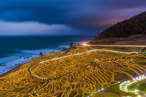 Wajima, Japan Rice Terraces Stock Photo - Image of city, ishikawa ...