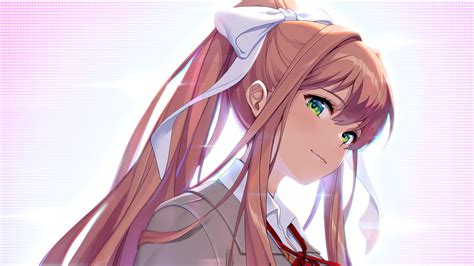 Doki Doki Literature Club Monika Doki Doki Literature Club Wallpaper