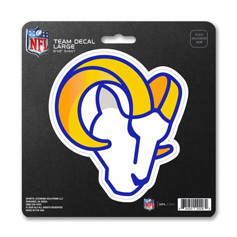 Fanmats Los Angeles Rams Large Decal