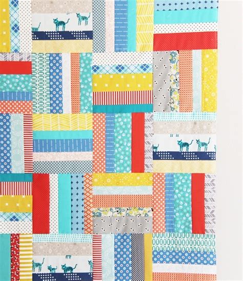 Scrappy Strips Quilt Tutorial Cluck Cluck Sew