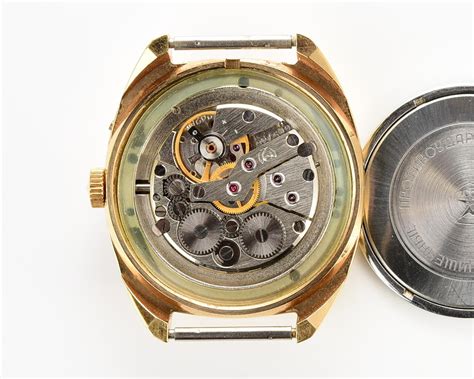 Time Capsule Large Soviet Gold Plated Mechanical Watch Slava